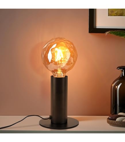 CALEX Tischleuchte U-Line – E27 Fassung, Kupfer-Finish – Industriestil Für Wohnzimmer Oder Schlafzimmer