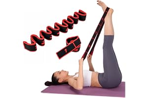 Yoga Stretching band, Fitness Bands, Yoga Stretch Belt, High Elastic Gymnastic Band, För benträning, Fitness, Dans, Gymnastik