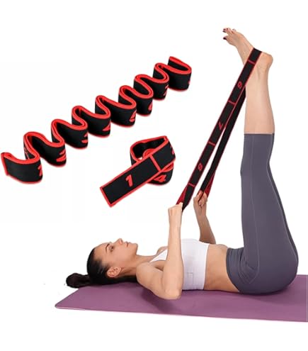 Fascia Di Resistenza Segmentata Per Yoga E Pilates - Elastico Per Allenamento, Danza E Riabilitazione - Foto 9