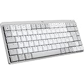 Logitech MX Mechanical Mini pour Mac Clavier sans Fil Illuminé, Commutateurs Performants à Bas Profil, Boutons Tactiles Silen