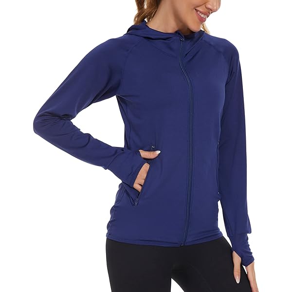 WILLIT Hardloopjack voor dames, sportjack, lange mouwen, zonnebescherming, hoodie, uv-shirts, loopshirt, UPF 50, lichte jas, yoga, fitness, sport, wandelen, met zakken, wit, XL