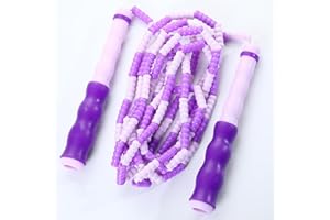 JYWYBF Skipping Rope Kids with Wooden Handle, Soft Cotton Jump Rope for Children, Tangle Free Adjustable Skipping Ropes for Girls Boys, Skipping-rope Children's day Gift