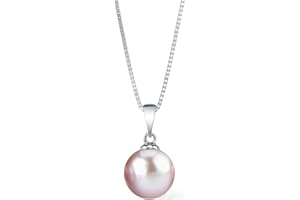 Cultured Pearl Pendant Sydney Necklace for Women with Pink Freshwater Pearl - THE PEARL SOURCE