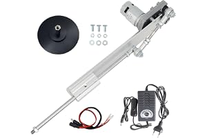 Jvnvlki DC 24 V linjär kolvmotor DIY linjär motor 120 varv/min 3 cm-15 cm med hastighetsregulator och sugkopp