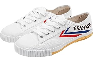 Willsky Martial Arts Shoes, Unisex Tai-Chi Sneakers Adults Kids Classic Kung Fu Shoes Canvas Anti-Slip Fashion Qigong Trainers