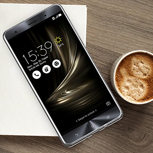 Asus Zenfone 3 Deluxe ZS570KL 5 7   Funda  iVoler TPU Silicona Case Cover Dura Parachoques Carcasa Funda Bumper para Asus Zenfone 3 Deluxe ZS570KL 5 7     Ultra-delgado   Shock-Absorci  n   Anti-Ara  azos   Transparente - Garant  a Incondicional de 18 Meses