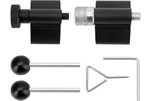 QWORK® 6 Piezas Kit Calado distribucion, Herramienta de Ajuste, Herramientas de Bloqueo del árbol de levas, Compatible con VW 1.2, 1.4, 1.6, 1.9, 2.0 SDI TDI