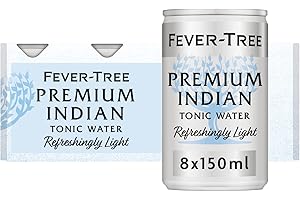 ‎FEVER-TREE Fever-Tree Light Tonic Water 8x150ml, erfrischend leichtes Tonic mit 46% weniger Kalorien