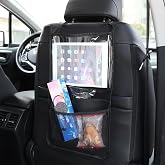 Wiforte Car Seat Back Tablet Holder and Pocket Item Organizer Bag - In-Car Storage Organizer