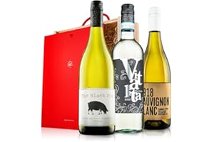 Virgin Wines - White Wine Trio in Wooden Gift Box - 3 Bottles (75cl)