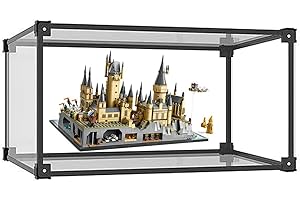 VAVAVIA Vitrine Acrylique, vitrine empilable Transparente, vitrine de Collection Anti - poussière Porte Auto - Assemblée Jouet Figurine modèle de Voiture Collection de Figurines (40x30x25cm)