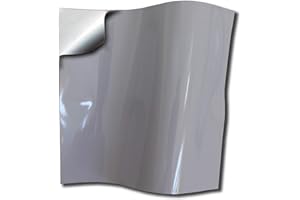 50pc Tile Stickers 6 x 6 inch Transfers Covers for Kitchen Bathroom 15 x 15cm Square Wall Tile DIY Stick On Wall Peel and Stick Tile Style Decals Stickers Transfers TSA30 (Grey, 15x15 cm)