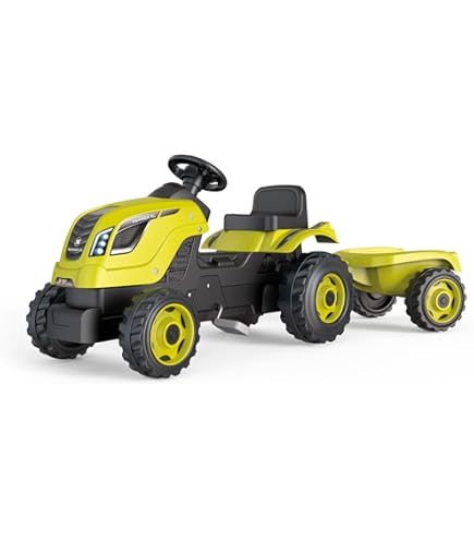 Falk Country Farmer Tractor Set Roze - Met Aanhanger - 2 Jaar