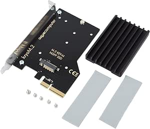 kryoM.2 PCIe 3.0 x4 Adapter für M.2 NGFF PCIe SSD, M-Key mit Passivkühler