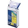 Brother TZe-631 Labelling Tape Cassette, 12 mm (W) x 8 m (L), Laminated, Brother Genuine Supplies - Black on Yellow