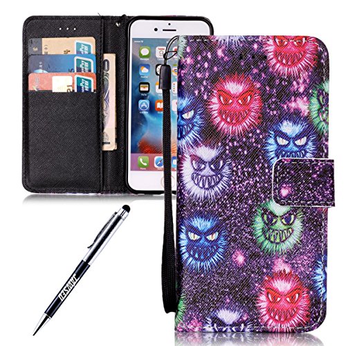 examen iPhone 6S, iPhone 6 Coque en silicone, jawseu Gradient paillettes Soft Gel Silicone TPU Bumper Case Etui Shinning Bling Coque de protection arrière arrière en TPU souple Housse étui coque en silicone cover pour Apple iPhone 6/6S 4.7 + 1 x noir paillettes Bling Stylet de gradient pink iPhone 6/6S 4.7 Zoll monster