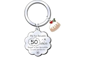 LUODAN Regalos Llavero Cumpleaños-Me ha llevado 20 25 30 35 40 45 50 55 60 65 años llegar a ser increíble y casi perfecto-Regalo para Esposa,Mamá,Novia,Amiga,Cumpleaños Aniversario día de San Valentín