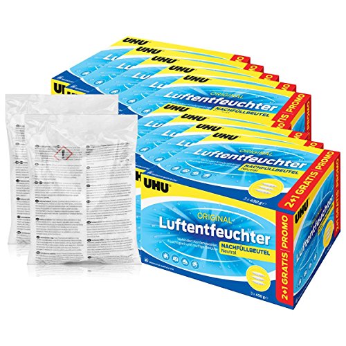 29x UHU 47135 Dehumidifier Refill 450 gr Neutral Scent