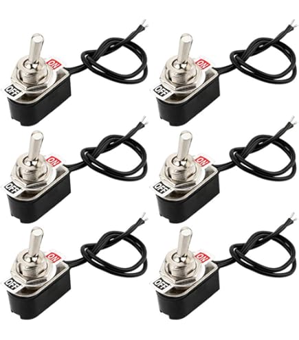 Interruttori A Levetta Auto - 8 Pezzi ON/OFF Per Cablaggio Fai Da Te - Foto 9