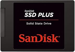 SanDisk SDSSDA-480G-G26 Plus - Disco sólido interno de 480 GB (SATA III, 6.35 cm, con hasta 535 MB/s)