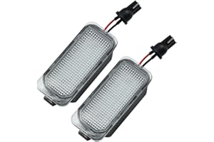 Hoypeyfiy Number Plate lights LED Rear Licence Number Plate Lamps for J-aguar XJ XF Fiesta F-ocus S-MAX Grand C-max M-ondeo K-uga Galaxy,Canbus 6000K Xenon Cold White(2 Packs)