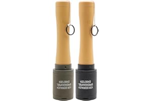Zhongren Hand Grenades M24 Army Toy Tactical CS Airsoft Grenade Toys Battle Game Refill BB Shower Rival Role Play Dress Playset Gift for 14+ (Black+Green)