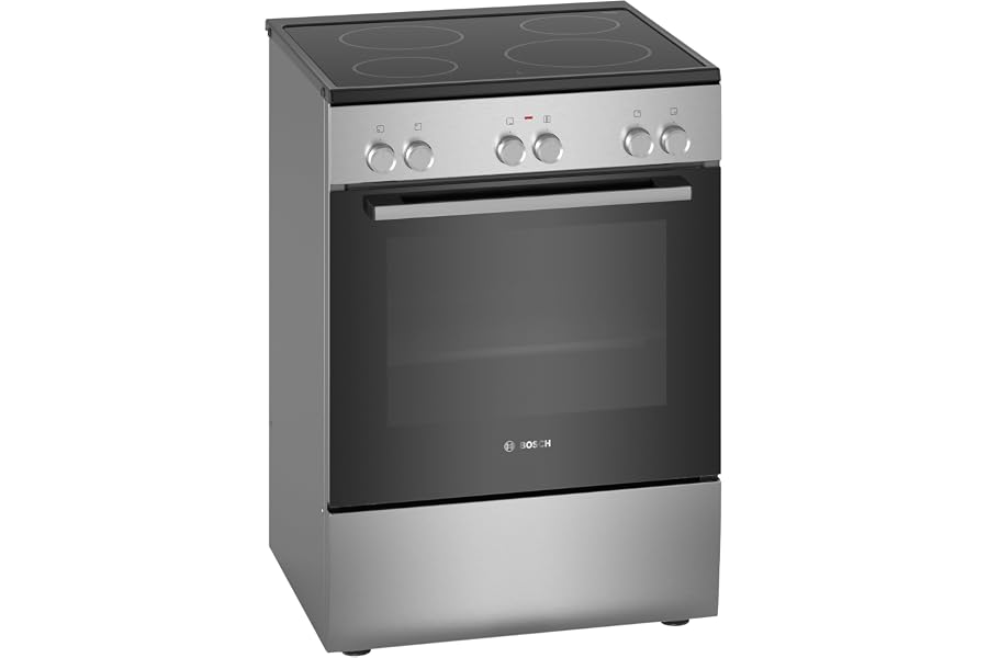Bosch 66L Freestanding Electric Cooking Range 4 Zones