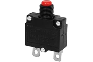 Aexit AC 125V/250V 15A bouton poussoir du compresseur air protecteur du coupe-circuit de surcharge 913R405