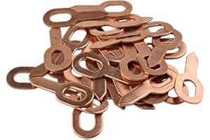 Zilimontt 100 Stück Dent Puller Ringe für Punktschweißen, Dent Puller Kit, Auto Karosserie Panel Pulling Washer Werkzeug, Auto Karosserie Reparatur Werkzeug, Dent Removal Tools