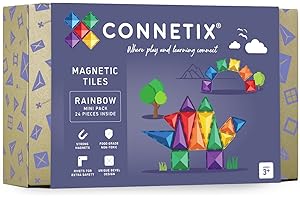 Connetix Arcobaleno Confezione Mini, 24 Pezzi