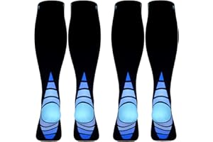 CALVES KELSON pinshun Chaussettes de Compression/Basse pour Hommes et Femmes(2 Paires)