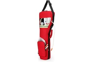 3DTengkit Oxygen Tank Backpack,Portable Oxygen Cylinder Carry Bag,Oxygen Tank Shoulder Bag,Ideal for Daily Basis,Shopping,Travel. (Red, 3L)