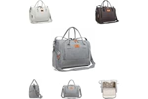 Cangaroo Wickeltasche Jossie Wickelunterlage, Reißverschluss, Gurt verstellbar, Farbe:grau