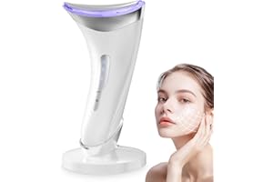 HUIFOO Gesichtsmassagegerät Gegen Falten, 45°C EMS Gerät Gesicht im Vibrations modus, V Face Beauty Meter Gesichtsgerät, Gesicht Schönheit Gerät mit 3 Modi, für Hautstraffung Lifting, Verbesserung, Straffung