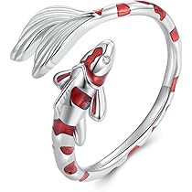 Qings Orecchini Donna Ragazza - Argento Sterling 925 Pesce Carini Orecchino a Bottone Regali Gioielli Animali Squame di Pesce