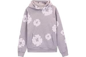 VPQILH Denim Tears Tuta da Donna Uomo, Nuovo Felpa Donna con Cappuccio Felpe con Tasche Frontali Sweatsuit e Pantaloni Sets Completo Tuta con Stampa da Unisex Hip Hop Stilistico, per Casual Fitness Jogging