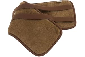 Babička Ovečková OmaSchafe.de Doppelseitiger Nierengurt aus Kamel- und Merinoschafwolle zum Binden, Braun - Nierenwärmer Nierenschutz Rückenwärmer Wärmegürtel/Lindert Rückenschmerzen