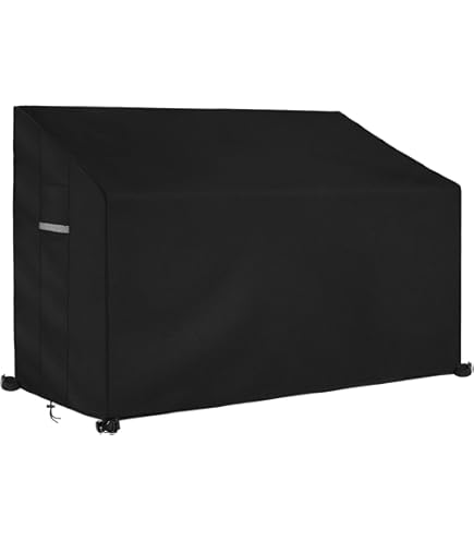 Copridivano Esterno Impermeabile Naqqios - Tessuto Oxford 210D Con Cordini, Per Panche Giardino - Foto 11