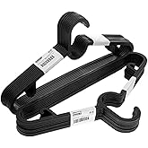 IKEA SPRUTTIG &ndash; Hafif plastik askı, elbise askısı, renk, siyah, 39 cm, 20 adet