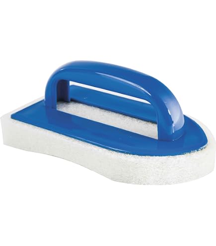 Brosse Éponge SPIRATO Pour Piscine - Avec Réservoir Intégré Pour Nettoyant - Compatible Manche Télescopique