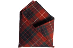 Ingles Buchan 100% Wool Tartan Pocket Handkerchief Square