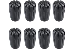 Azarxis Protecteur en Caoutchouc Embouts de Rechange pour Bâton de Marche Nordique Bâtons de Trekking Escalade Tampon Asphalte Randonnée