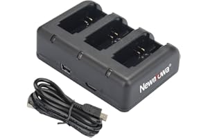 Newmowa szybka 3-kanałowa ładowarka do Gopro Hero 3, Gopro Hero 3+, Gopro Hero4, AHDBT-301, AHDBT-302, AHDBT-401 (szybka 3-kanałowa ładowarka)
