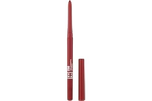 3INA MAKEUP - The Automatic Lip Pencil 250 - Dark pink red Lip Liner with Built- In Sharpener and Brush - Longwearing and Waterproof Lip Liner - Creamy and Hydrating Lip Liner - Vegan - Cruelty Free