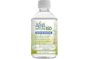 Aera Nature Bio - Bain de Bouche Désinfectant Bio - 99% Naturel - Écocert Greenlife et Cosmébio - Fabrication Française - 300 ml