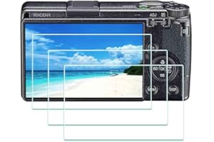 ULBTER schutzfolie Displayschutz für Ricoh GR III GR IIIX GR 3 GRIIIX GR3X Kamera, Displayschutzfolie LCD Gehärtetes Glas Kratzfest Anti-Staub Blasenfrei [3 Stück]
