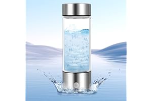 AVCXEC Hydrogen Water Bottle, 420ml Hydro Water Bottle, Hydrogen Rich Water Generator Ion Water Bottle, Alkaline Water Bottle Machine, Water Ionizer Hydrogen Bottle with SPE Technology