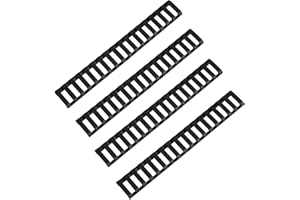 ‎RANSTAC Ranstac Picatinny Rubber Rifle Handguard Protector Hitzebeständig Ladder Rail Cover Schiene Abdeckungen Gummi für 20mm Picatinny Weaver Schiene, Waffenzubehör Set CJ/JT