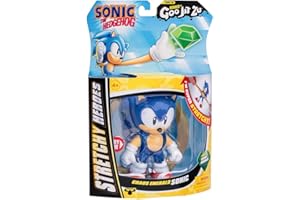 HEROES OF GOO JIT ZU Bandai, Heroes de Goo JIT Zu Figura de Accion, Universo Sonic The Hedgehog, Sonic, Estruja y Aplasta Multicolor CO43049