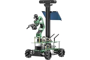 Yahboom Robot Kit for Jetson Orin NX SUPER 16GB 6DOF Robot Arm, ROS Program, Remote Control, 3D Mapping Navigation, Ubuntu AI Programming, Voice Recognition Interaction(X3 Plus Without Orin NX SUPER)